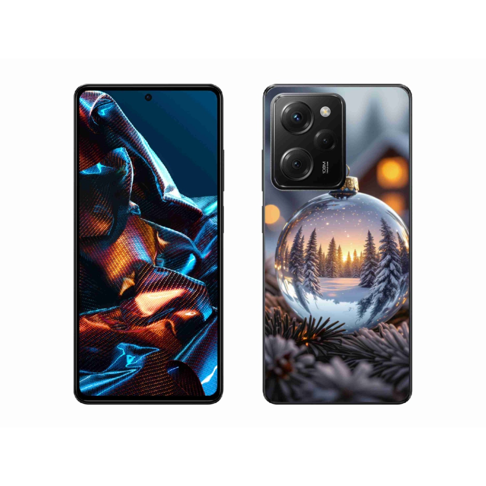 Gelový kryt mmCase na Xiaomi Poco X5 Pro 5G - vánoční ozdoba