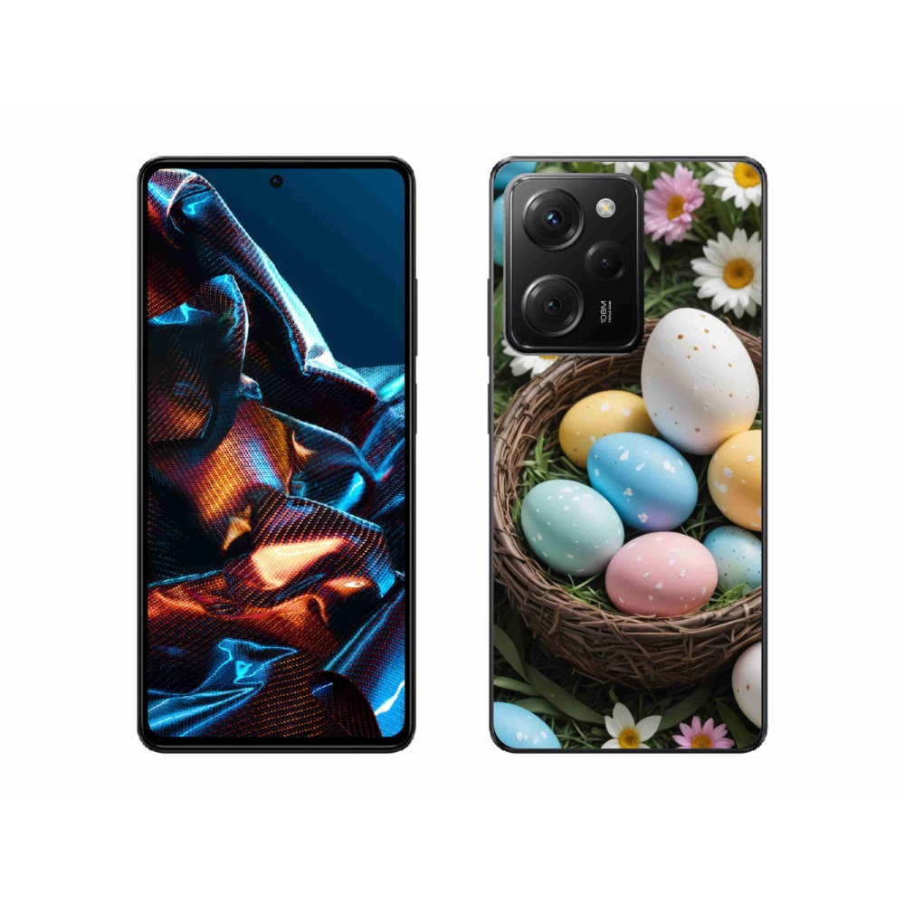 Gelový kryt mmCase na Xiaomi Poco X5 Pro 5G - velikonoční vajíčka 2