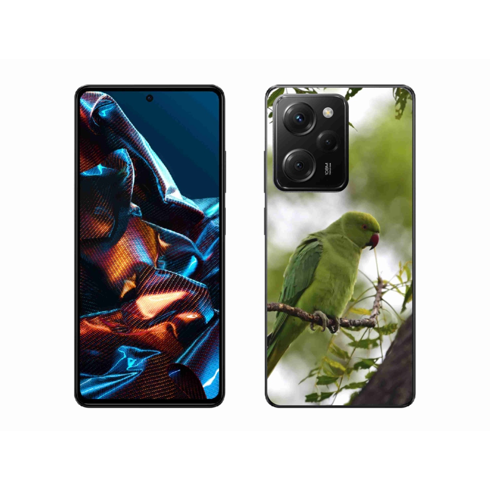 Gelový kryt mmCase na Xiaomi Poco X5 Pro 5G - zelený papoušek
