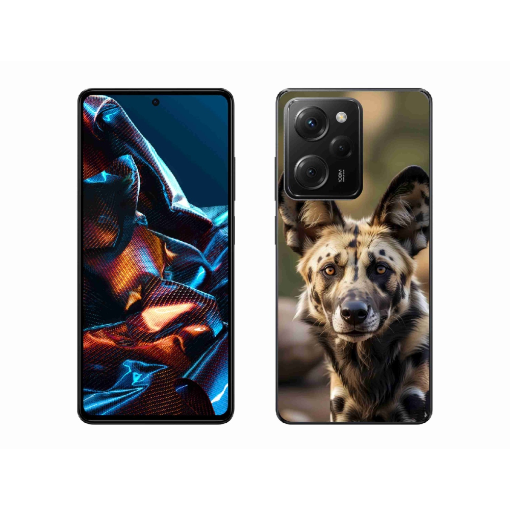 Gelový kryt mmCase na Xiaomi Poco X5 Pro - africký divoký pes