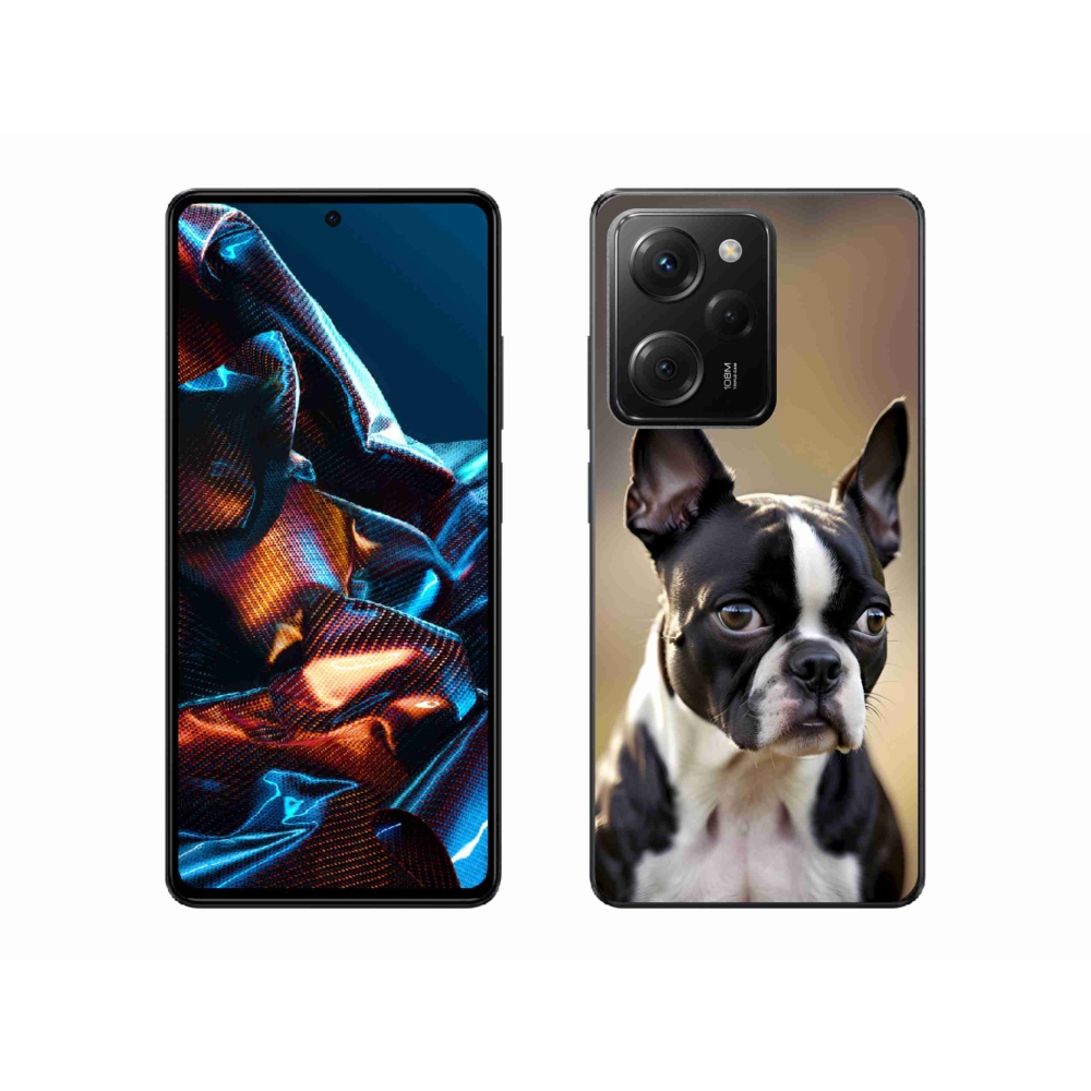 Gelový kryt mmCase na Xiaomi Poco X5 Pro - bostonský teriér