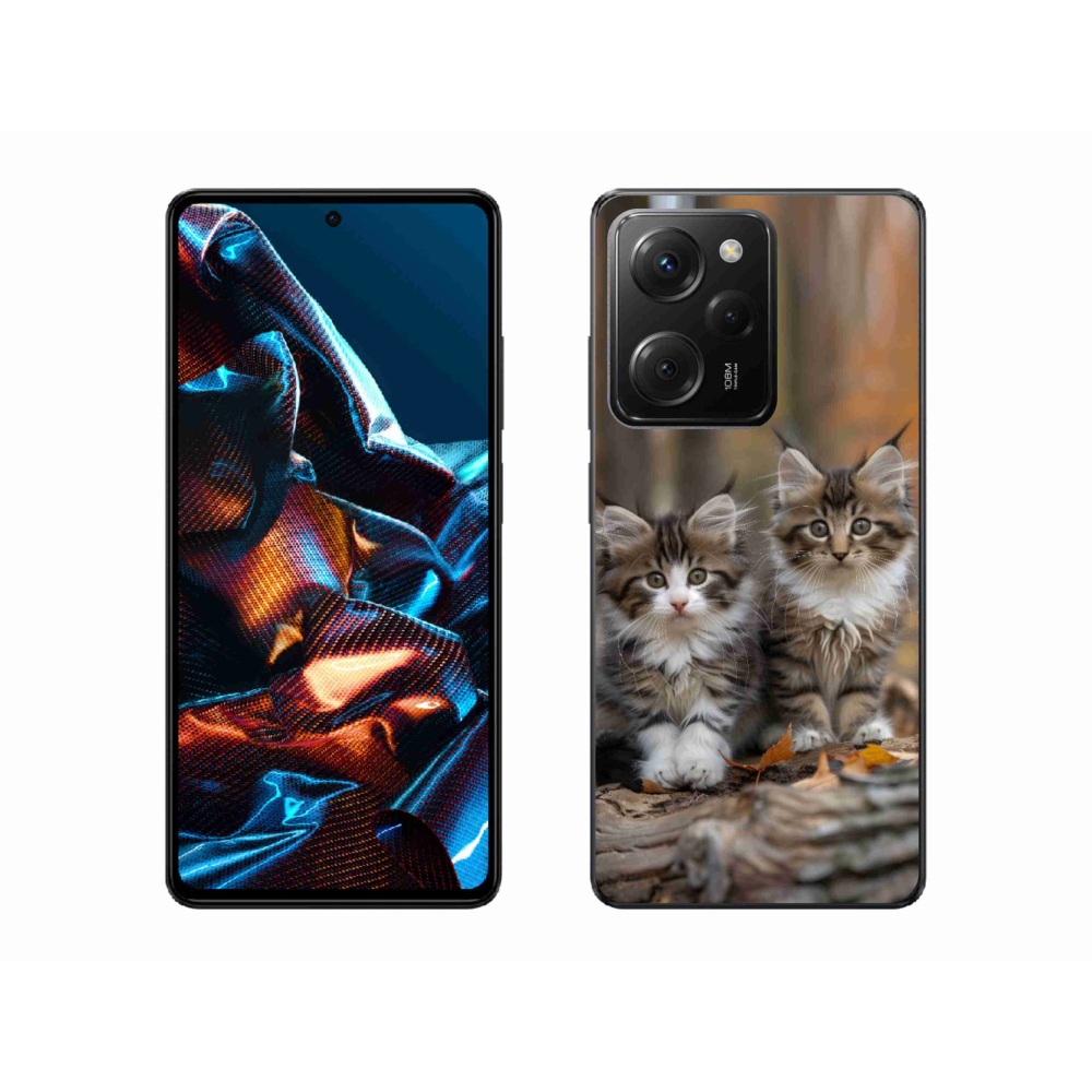 Gelový kryt mmCase na Xiaomi Poco X5 Pro - kočičí duo 3