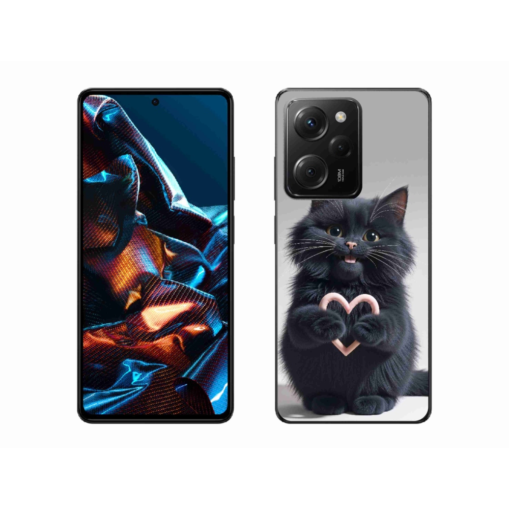 Gelový kryt mmCase na Xiaomi Poco X5 Pro - kočičí láska 3