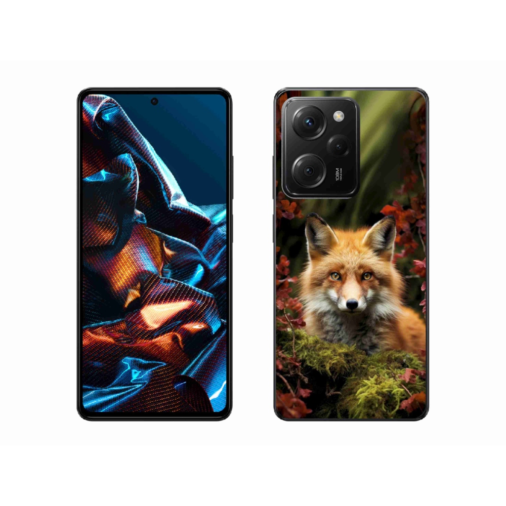 Gelový kryt mmCase na Xiaomi Poco X5 Pro - liška v lese