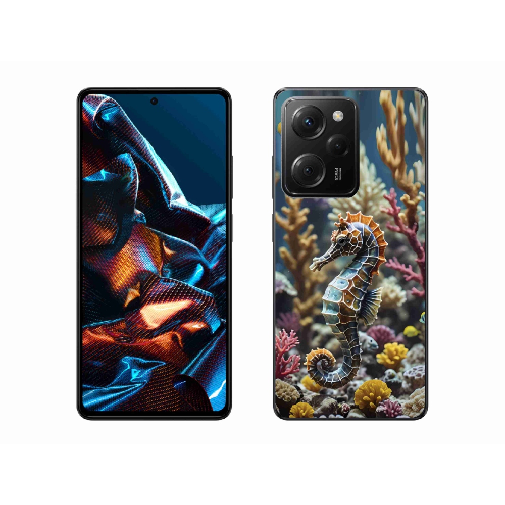 Gelový kryt mmCase na Xiaomi Poco X5 Pro - mořský koník 2