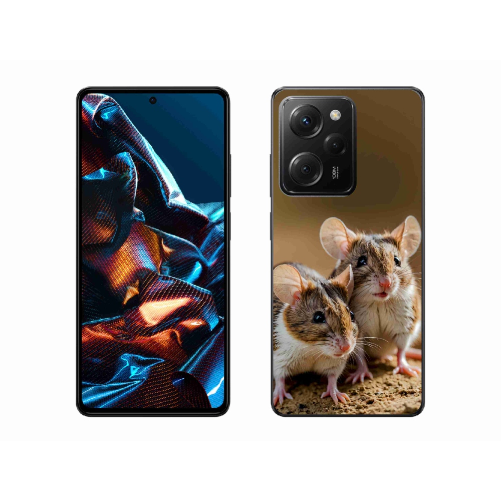 Gelový kryt mmCase na Xiaomi Poco X5 Pro - myší duo