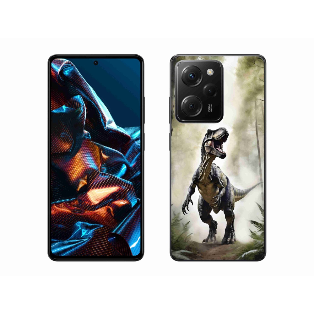 Gelový kryt mmCase na Xiaomi Poco X5 Pro - naštvaný T-Rex