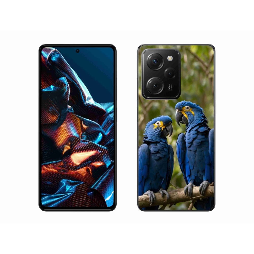 Gelový kryt mmCase na Xiaomi Poco X5 Pro - papouščí duo