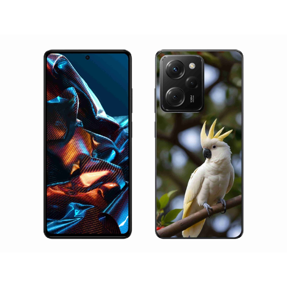 Gelový kryt mmCase na Xiaomi Poco X5 Pro - papoušek kakadu 3