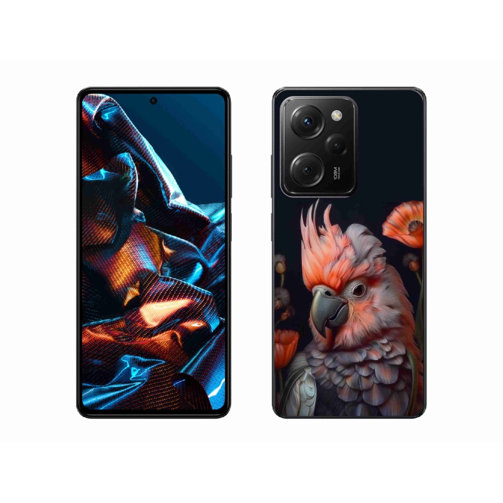 Gelový kryt mmCase na Xiaomi Poco X5 Pro - papoušek kakadu v barvách