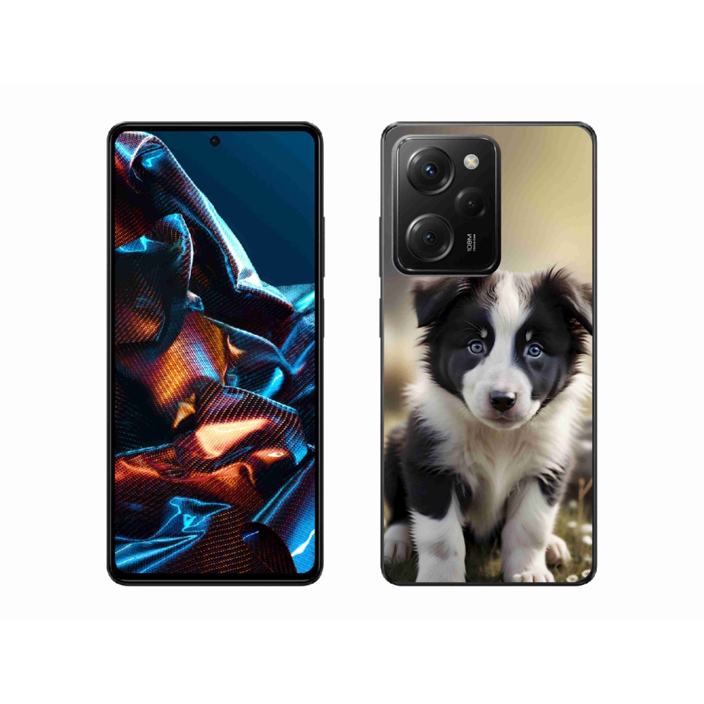 Gelový kryt mmCase na Xiaomi Poco X5 Pro - roztomilá border kolie
