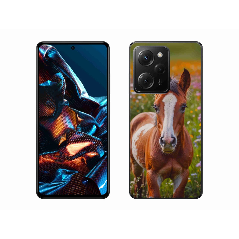 Gelový kryt mmCase na Xiaomi Poco X5 Pro - roztomilé hříbě