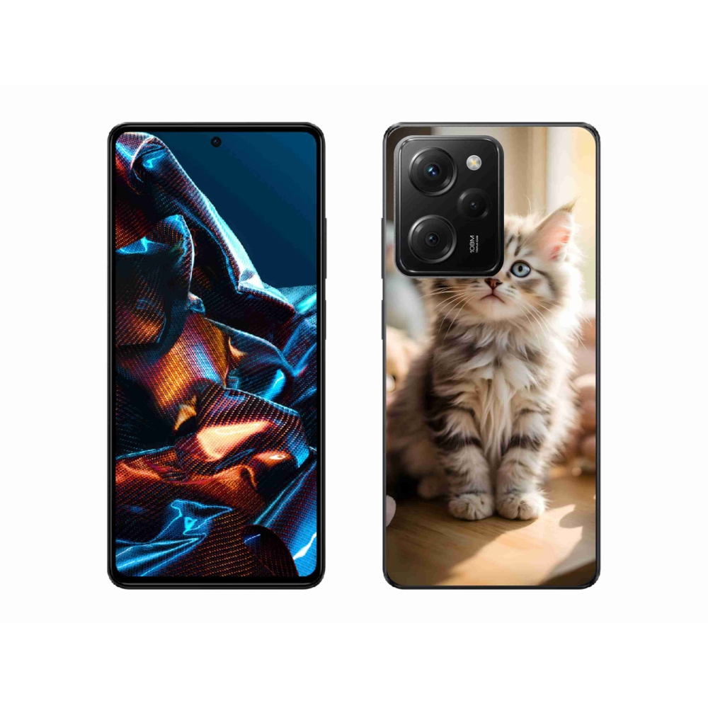Gelový kryt mmCase na Xiaomi Poco X5 Pro - roztomilé kotě 10