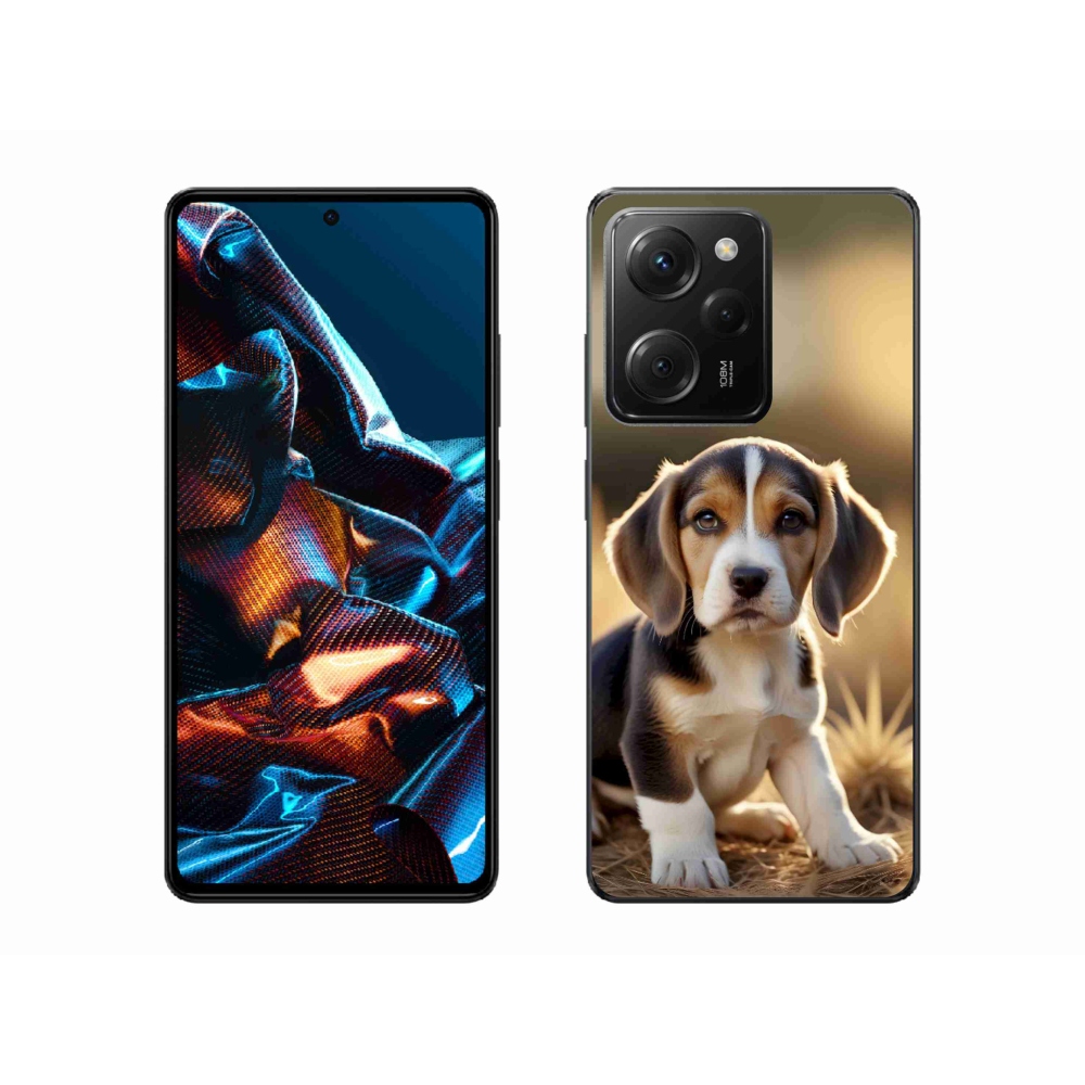 Gelový kryt mmCase na Xiaomi Poco X5 Pro - roztomilý bígl