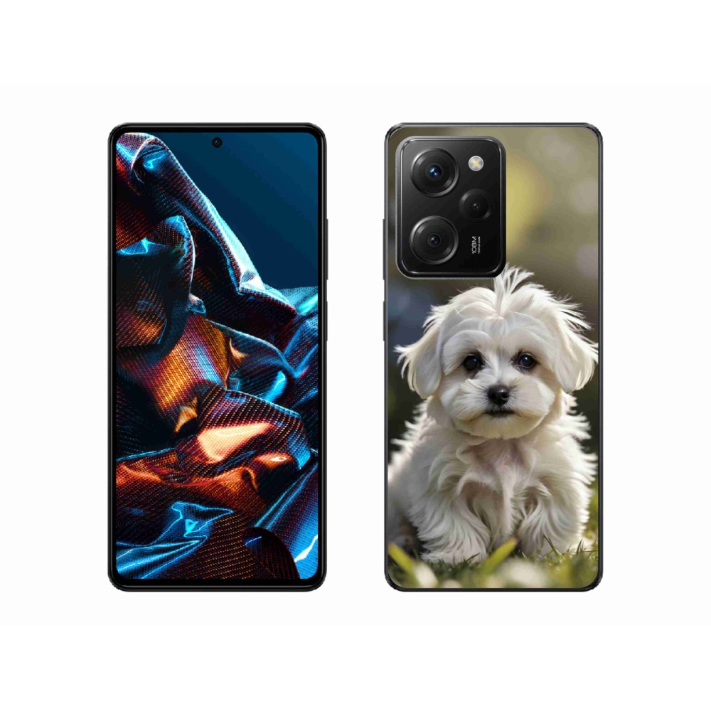 Gelový kryt mmCase na Xiaomi Poco X5 Pro - roztomilý maltézský psík