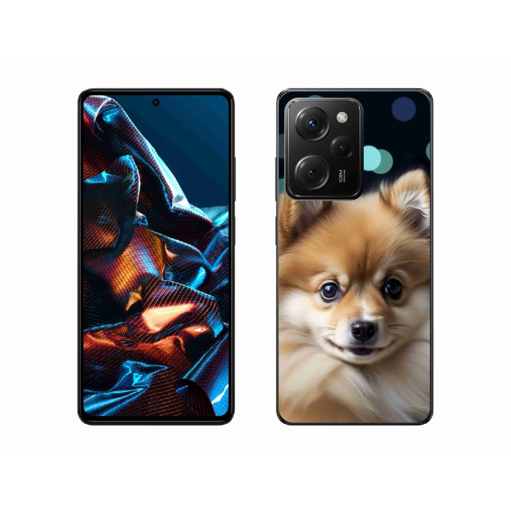 Gelový kryt mmCase na Xiaomi Poco X5 Pro - roztomilý pomeranian