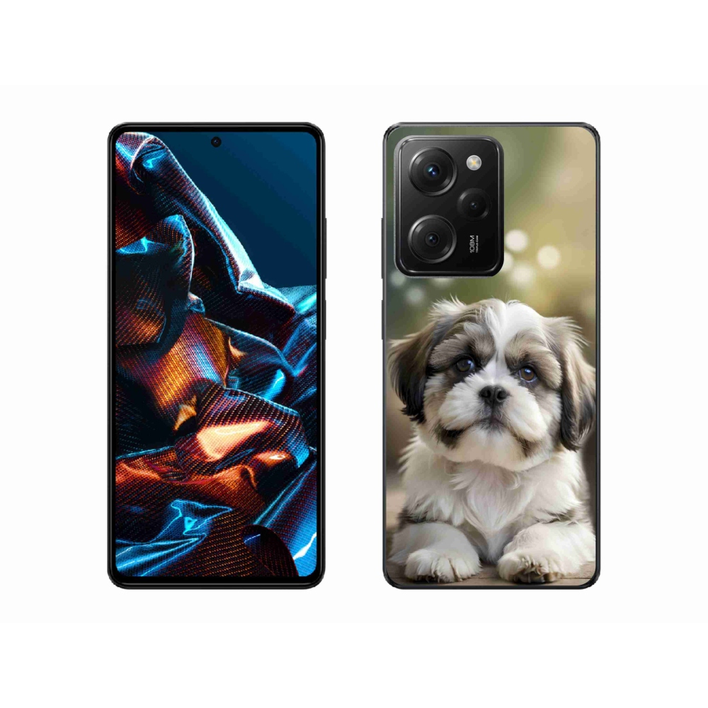 Gelový kryt mmCase na Xiaomi Poco X5 Pro - roztomilý shih-tzu