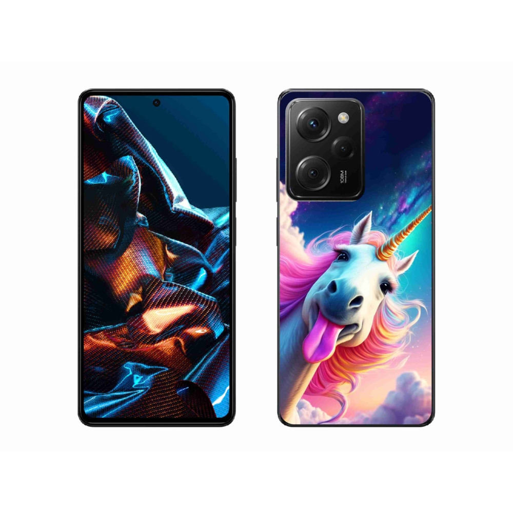 Gelový kryt mmCase na Xiaomi Poco X5 Pro - šílený jednorožec
