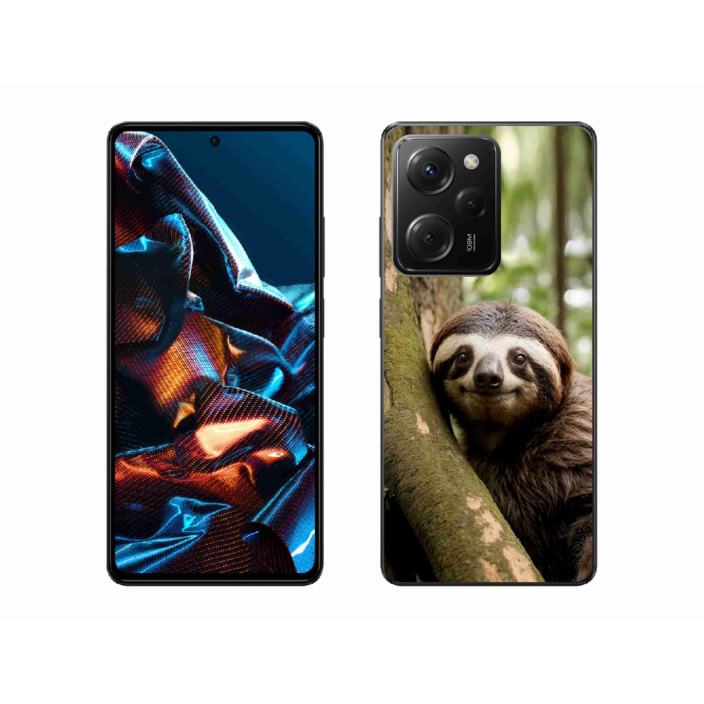 Gelový kryt mmCase na Xiaomi Poco X5 Pro - usměvavý lenochod
