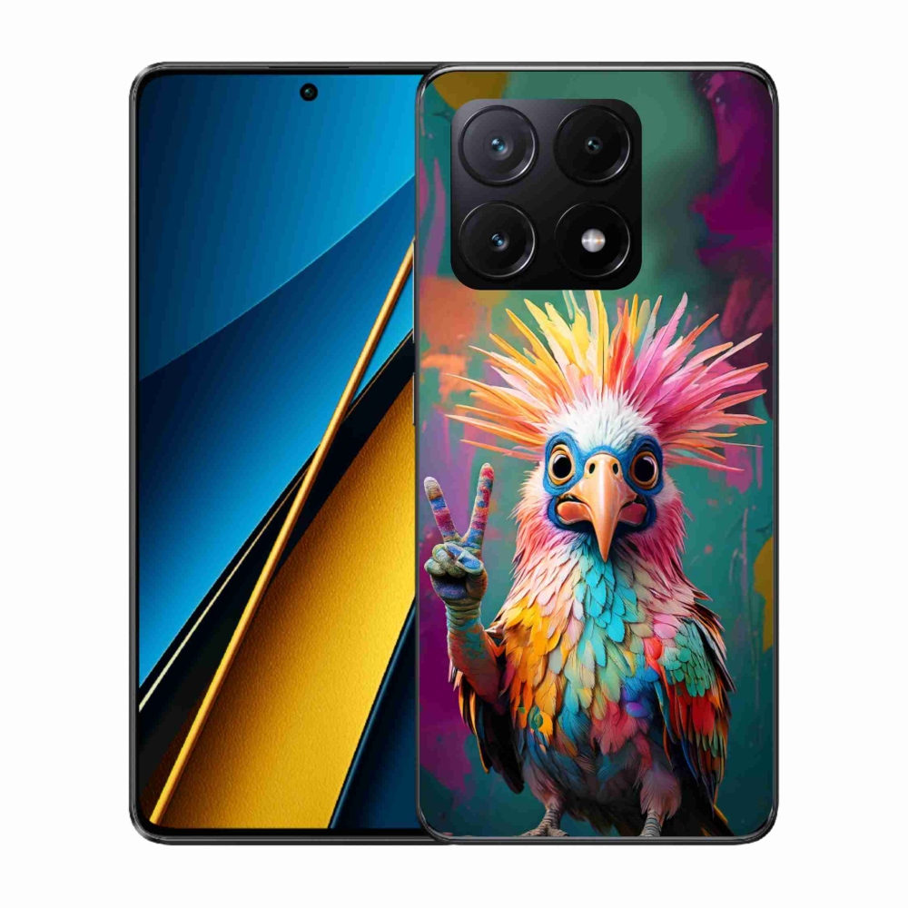 Gelový kryt mmCase na Xiaomi Poco X6 Pro 5G - barevný rebel