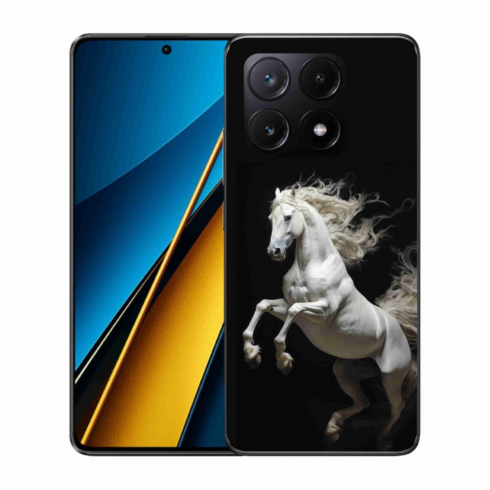 Gelový kryt mmCase na Xiaomi Poco X6 Pro 5G - bílý kůň 4