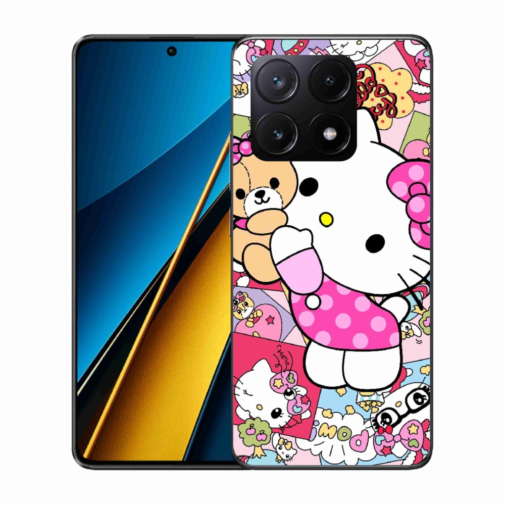 Gelový kryt mmCase na Xiaomi Poco X6 Pro 5G - cute kitty