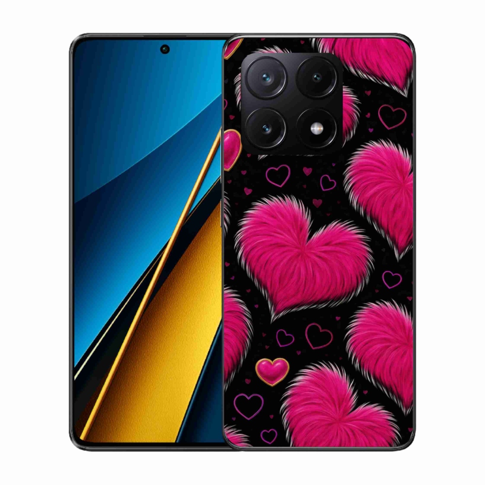 Gelový kryt mmCase na Xiaomi Poco X6 Pro 5G - hebká srdce