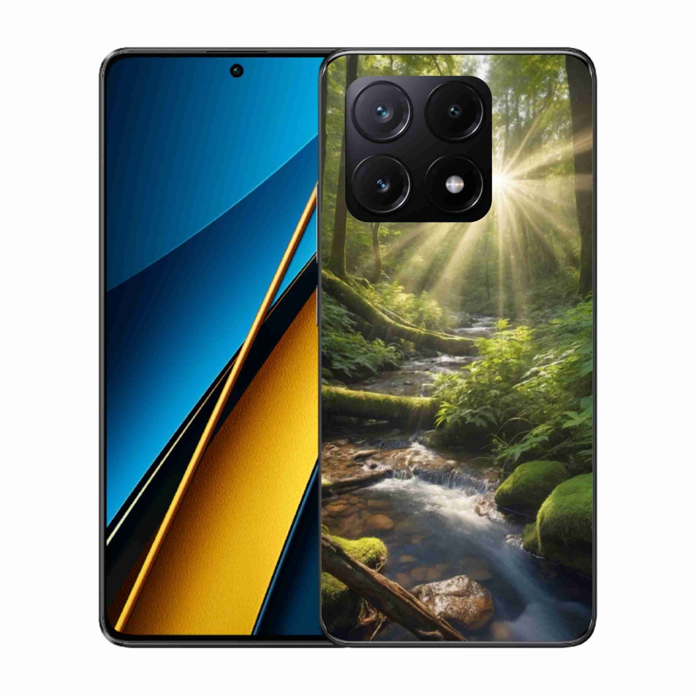 Gelový kryt mmCase na Xiaomi Poco X6 Pro 5G - hlubina lesa