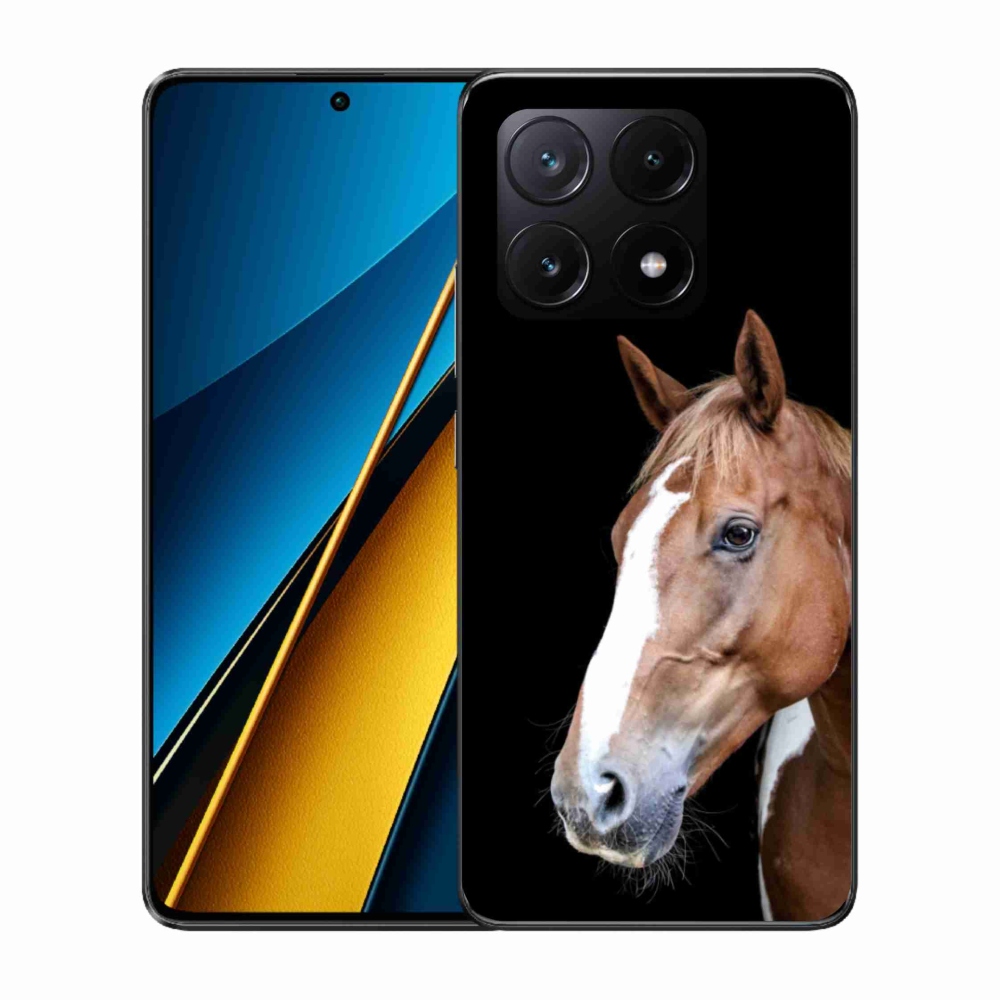 Gelový kryt mmCase na Xiaomi Poco X6 Pro 5G - hnědý kůň 3