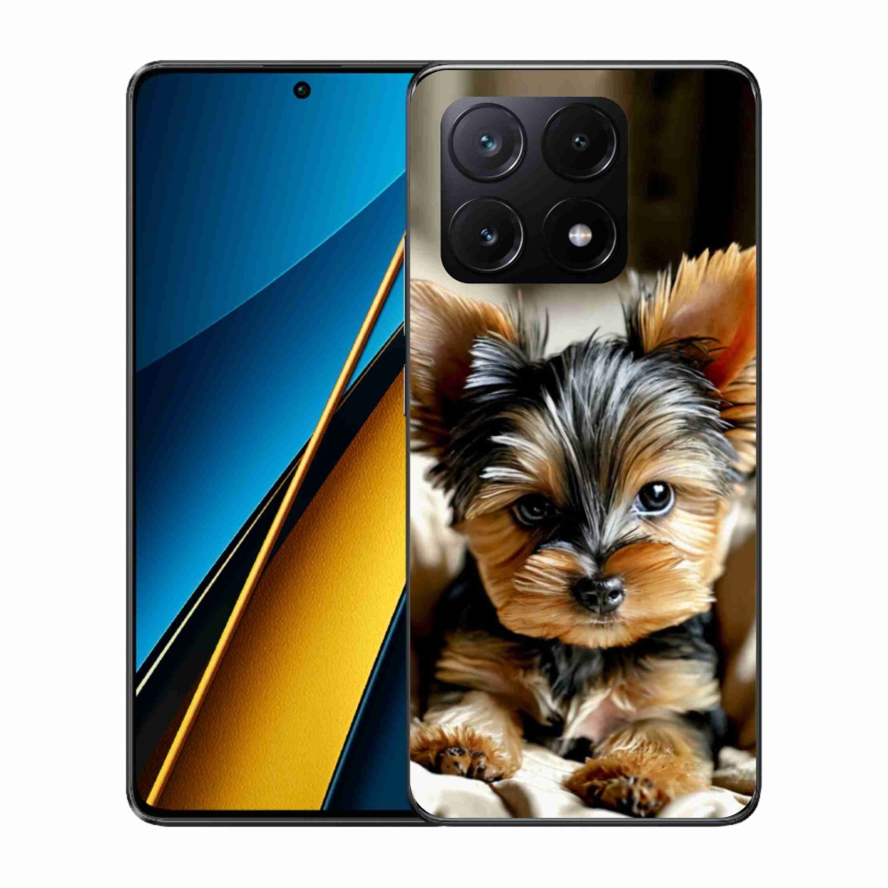 Gelový kryt mmCase na Xiaomi Poco X6 Pro 5G - jorkšír 11