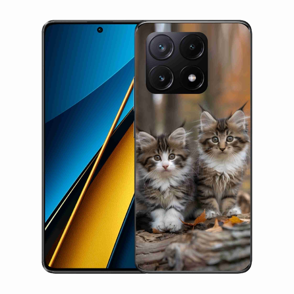 Gelový kryt mmCase na Xiaomi Poco X6 Pro 5G - kočičí duo 3