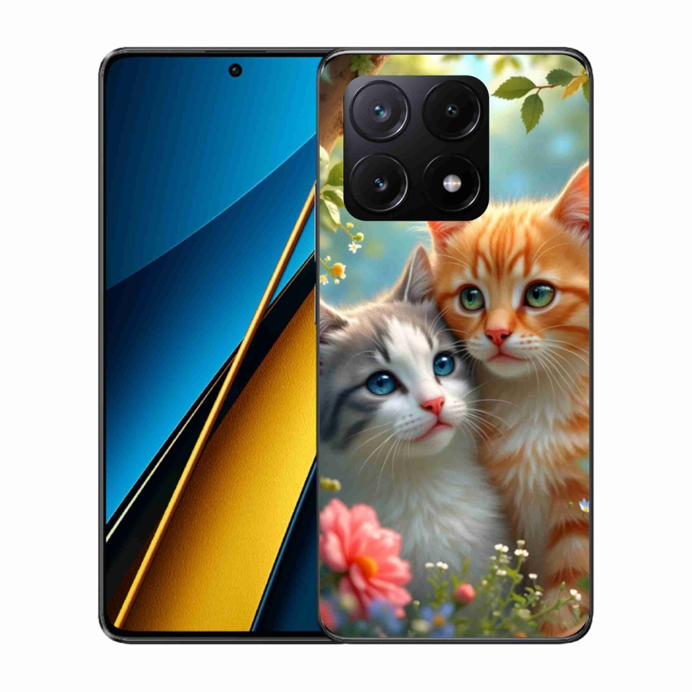 Gelový kryt mmCase na Xiaomi Poco X6 Pro 5G - kočičí láska 2