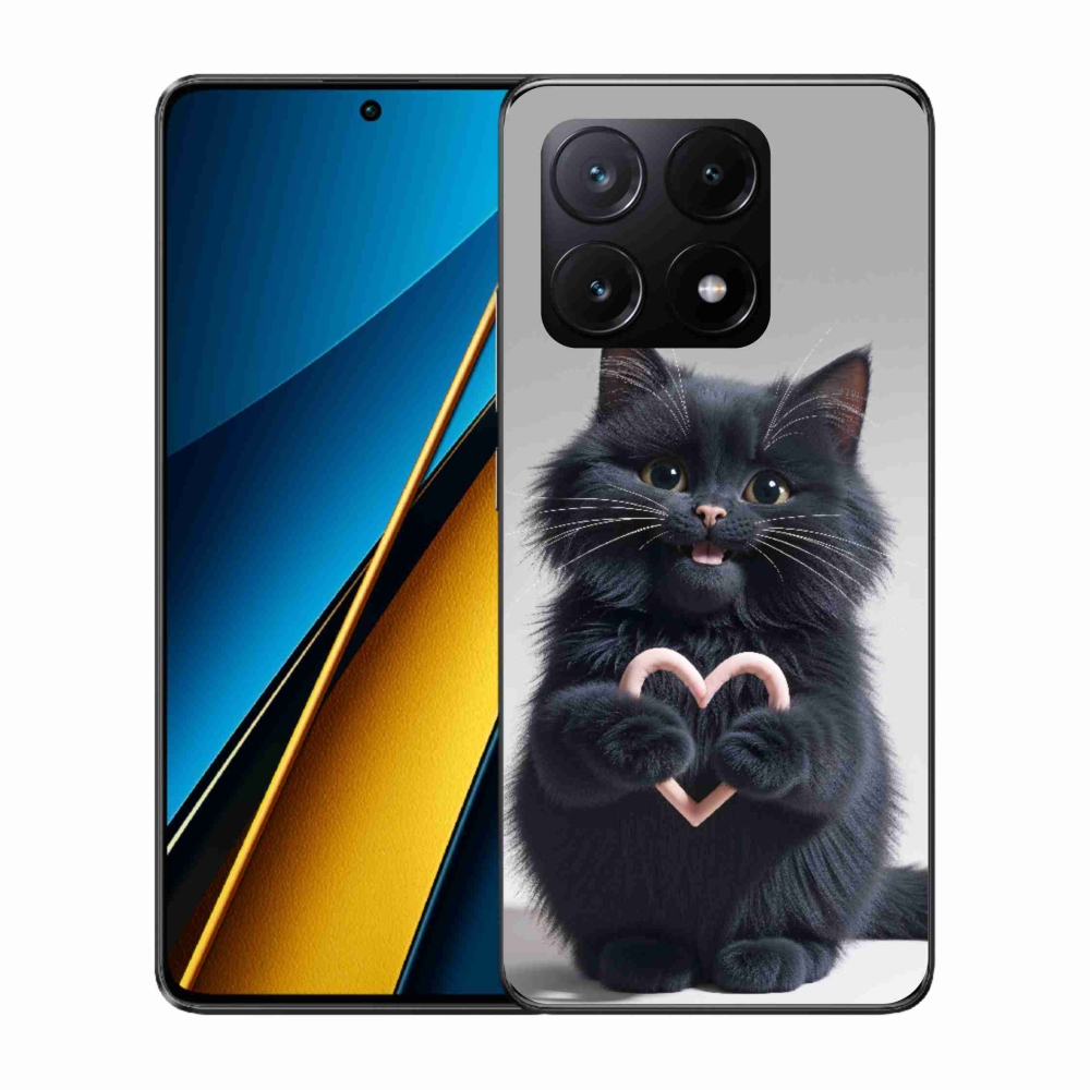 Gelový kryt mmCase na Xiaomi Poco X6 Pro 5G - kočičí láska 3