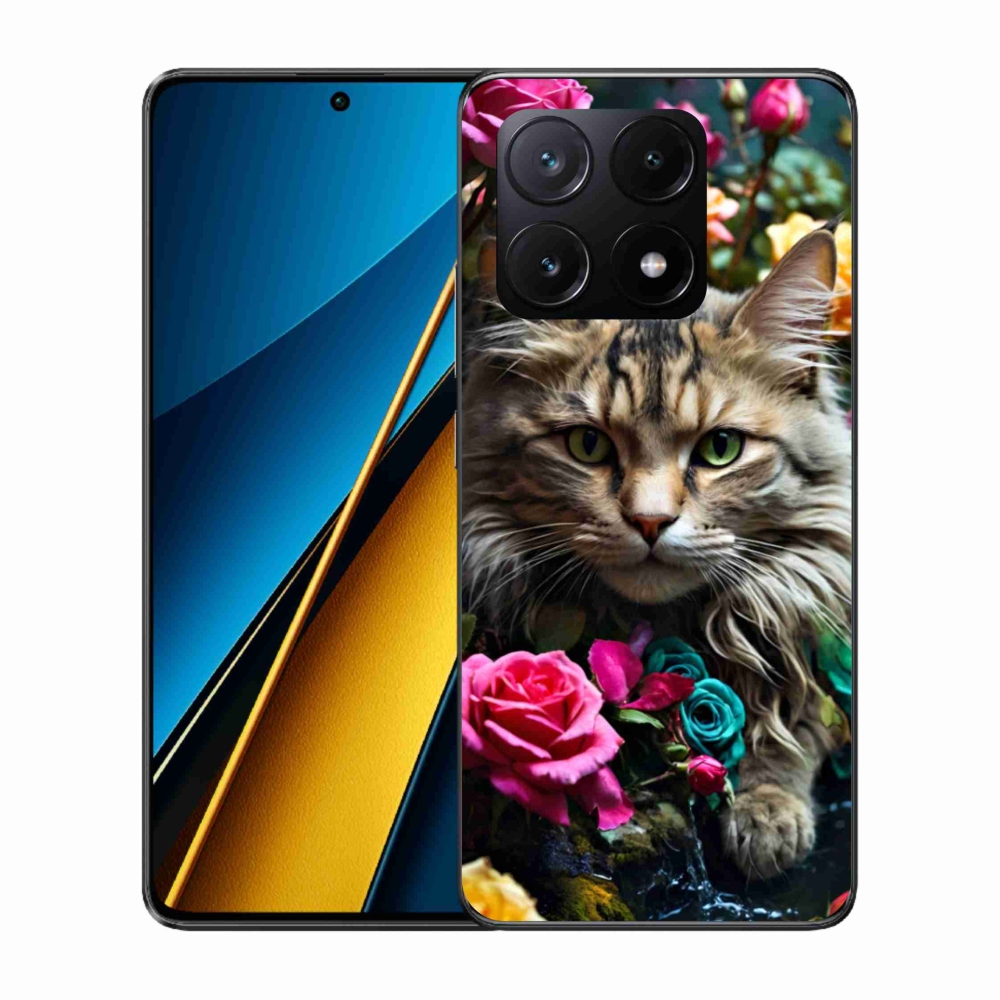 Gelový kryt mmCase na Xiaomi Poco X6 Pro 5G - kočíčí pohled 2