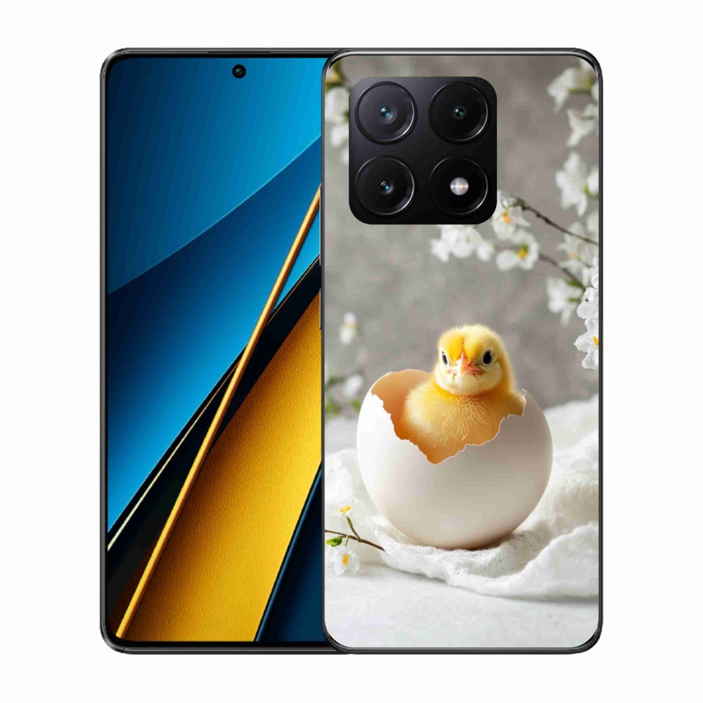 Gelový kryt mmCase na Xiaomi Poco X6 Pro 5G - kuřátko
