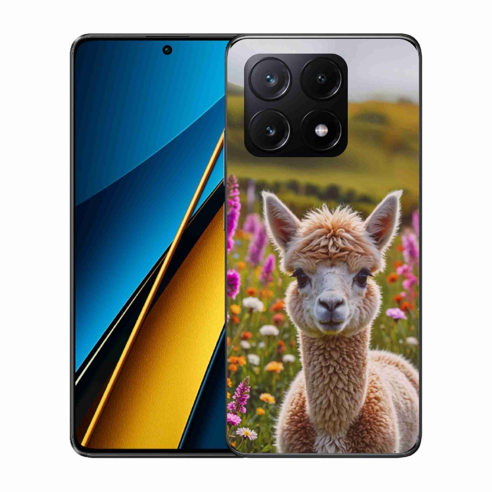 Gelový kryt mmCase na Xiaomi Poco X6 Pro 5G - lama na louce