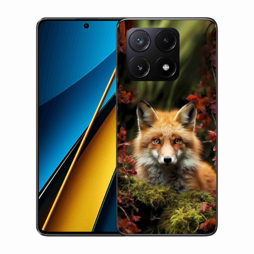Gelový kryt mmCase na Xiaomi Poco X6 Pro 5G - liška v lese
