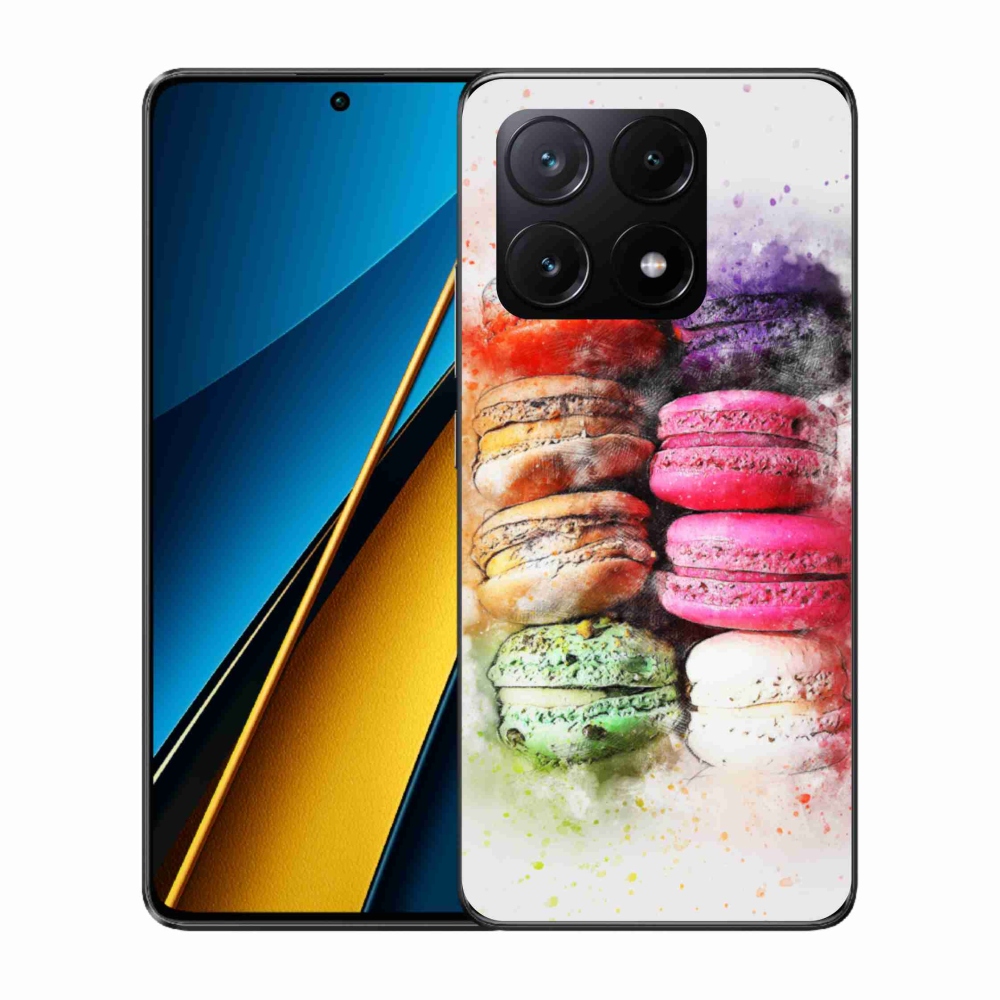 Gelový kryt mmCase na Xiaomi Poco X6 Pro 5G - makrónky