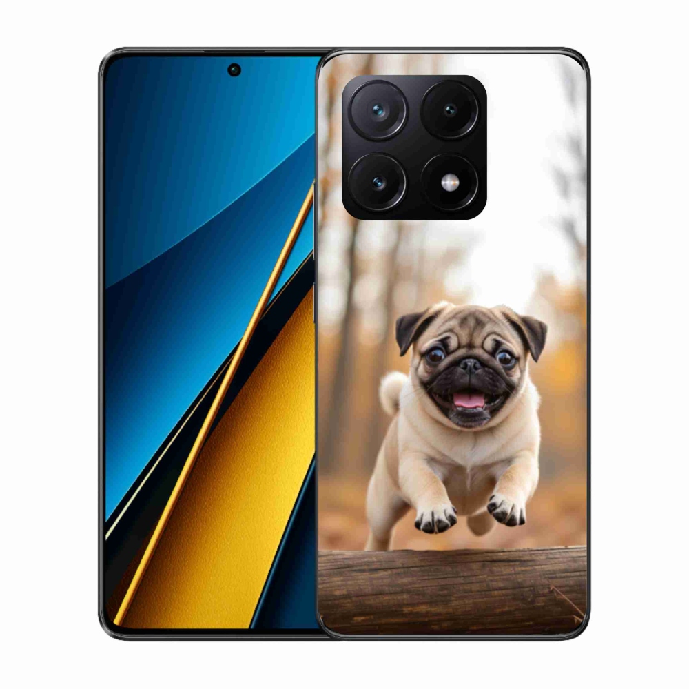 Gelový kryt mmCase na Xiaomi Poco X6 Pro 5G - mops 2
