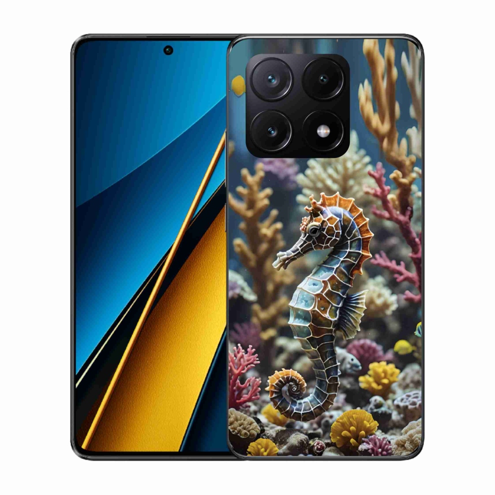 Gelový kryt mmCase na Xiaomi Poco X6 Pro 5G - mořský koník 2