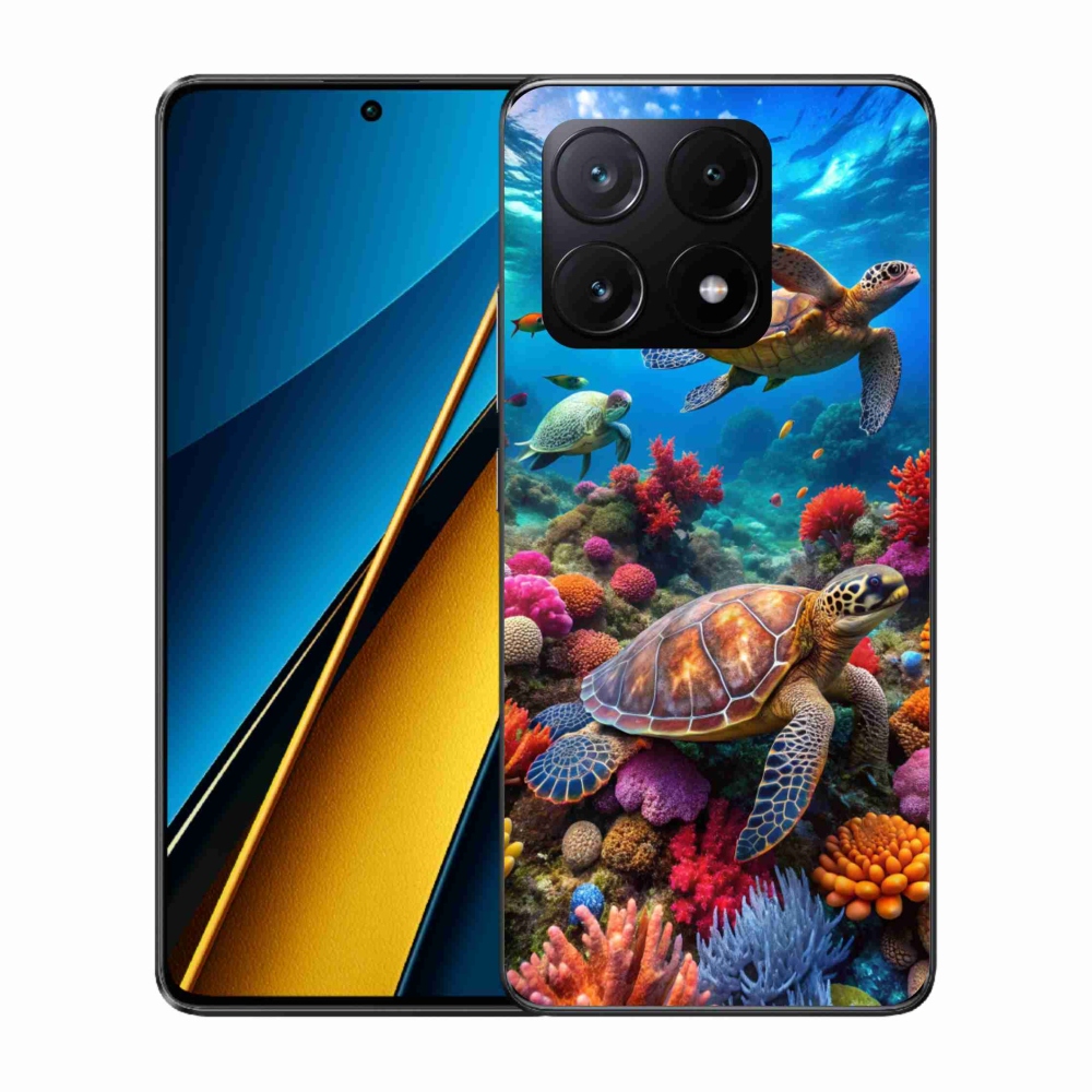 Gelový kryt mmCase na Xiaomi Poco X6 Pro 5G - mořský svět 2