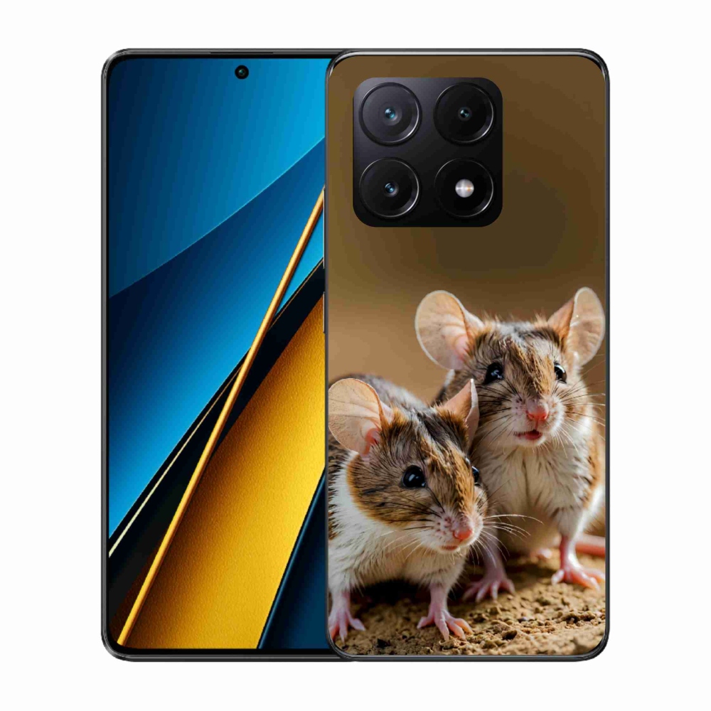 Gelový kryt mmCase na Xiaomi Poco X6 Pro 5G - myší duo