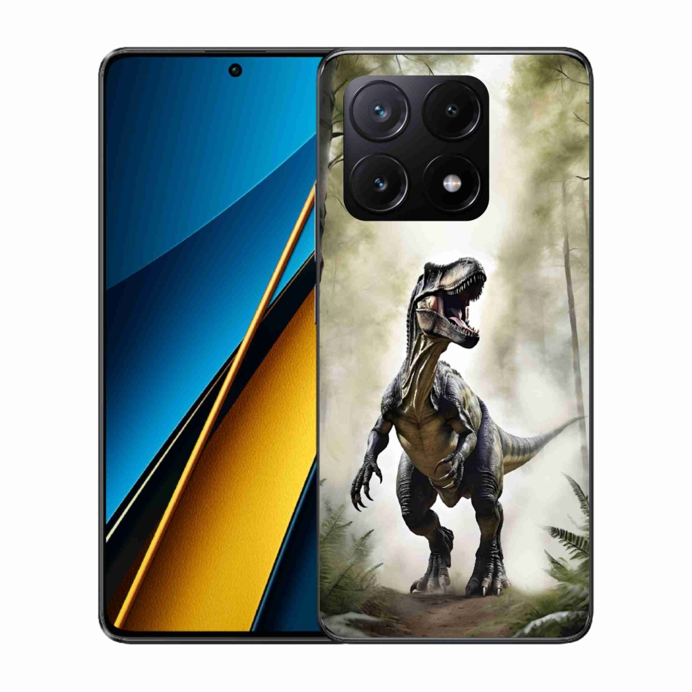 Gelový kryt mmCase na Xiaomi Poco X6 Pro 5G - naštvaný T-Rex