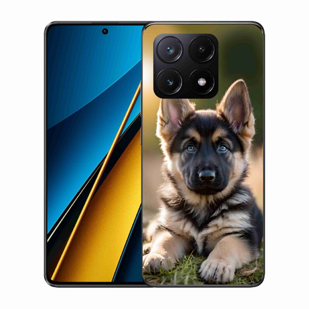 Gelový kryt mmCase na Xiaomi Poco X6 Pro 5G - německý ovčák v přírodě