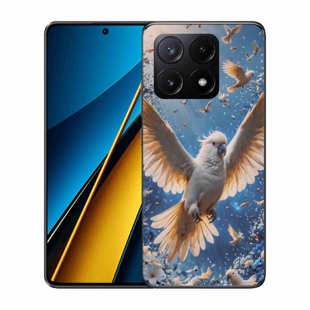 Gelový kryt mmCase na Xiaomi Poco X6 Pro 5G - papoušek kakadu