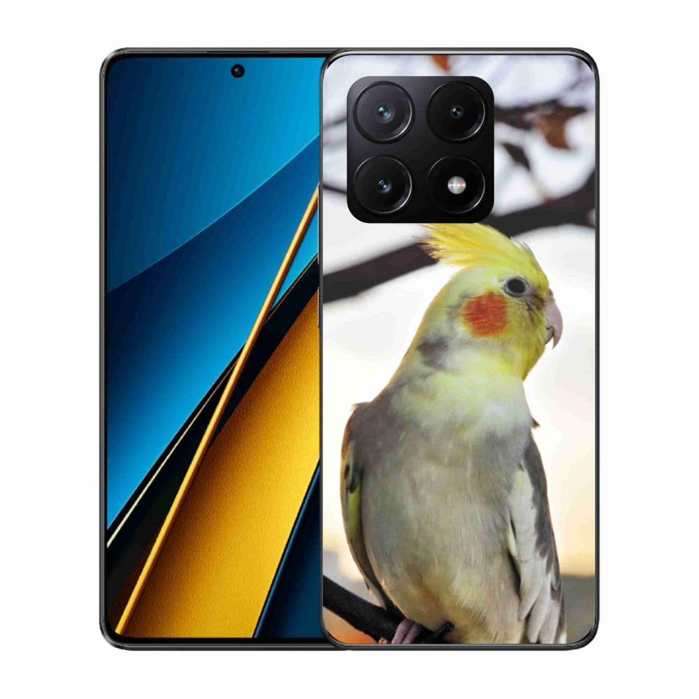 Gelový kryt mmCase na Xiaomi Poco X6 Pro 5G - papoušek korela