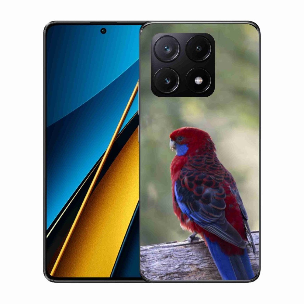 Gelový kryt mmCase na Xiaomi Poco X6 Pro 5G - papoušek rosela