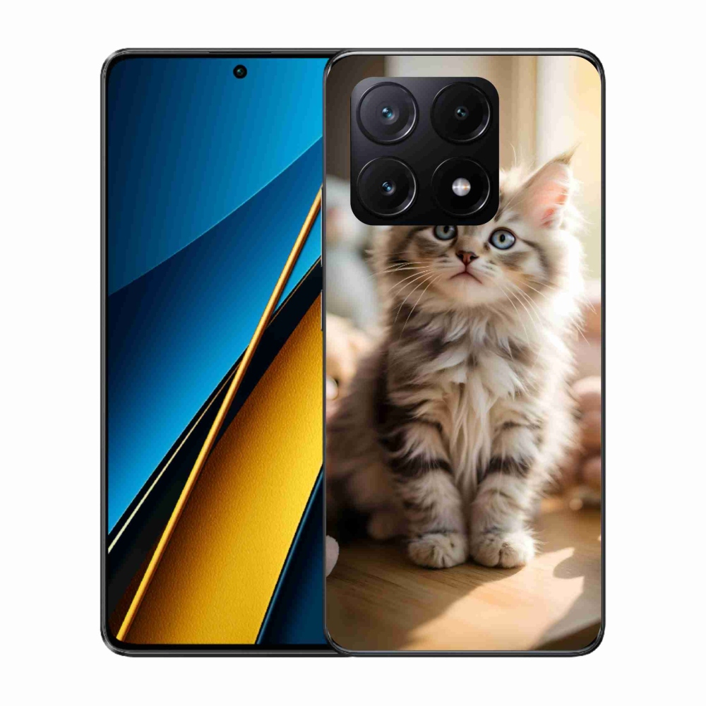 Gelový kryt mmCase na Xiaomi Poco X6 Pro 5G - roztomilé kotě 10