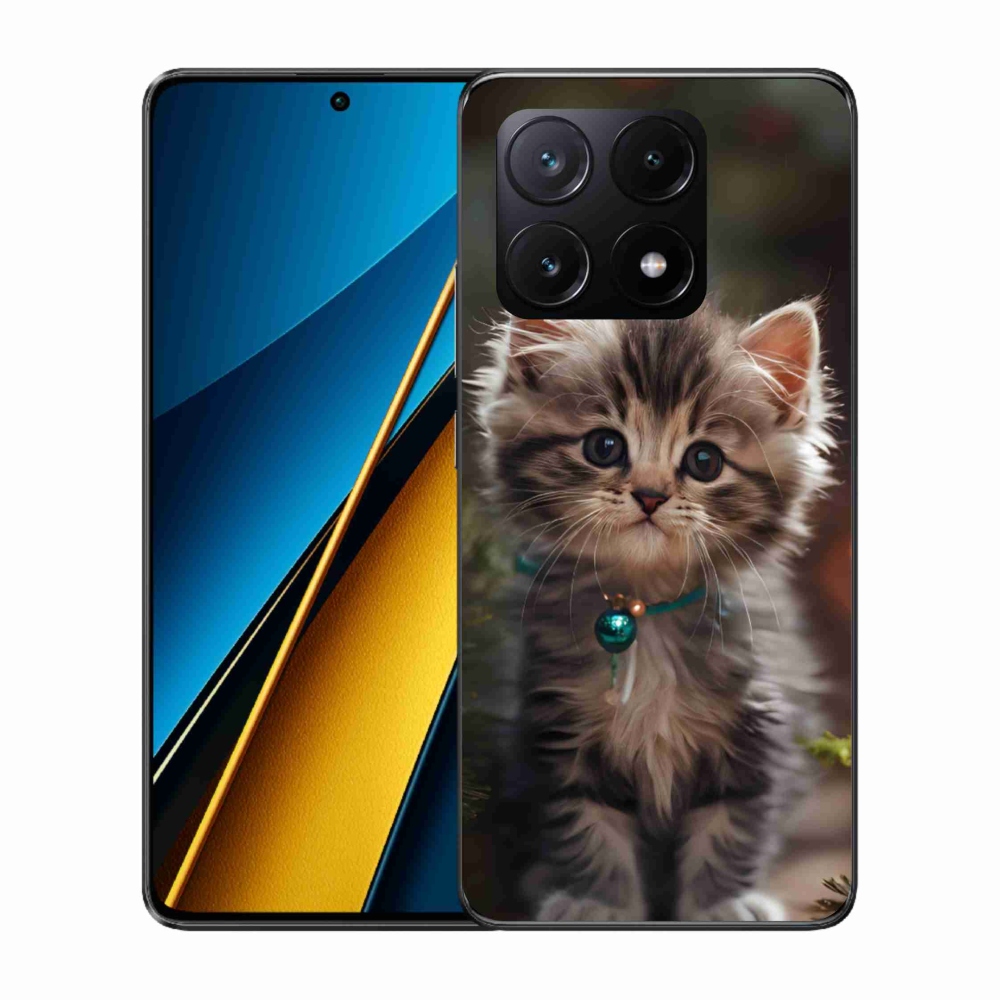 Gelový kryt mmCase na Xiaomi Poco X6 Pro 5G - roztomilé kotě 11