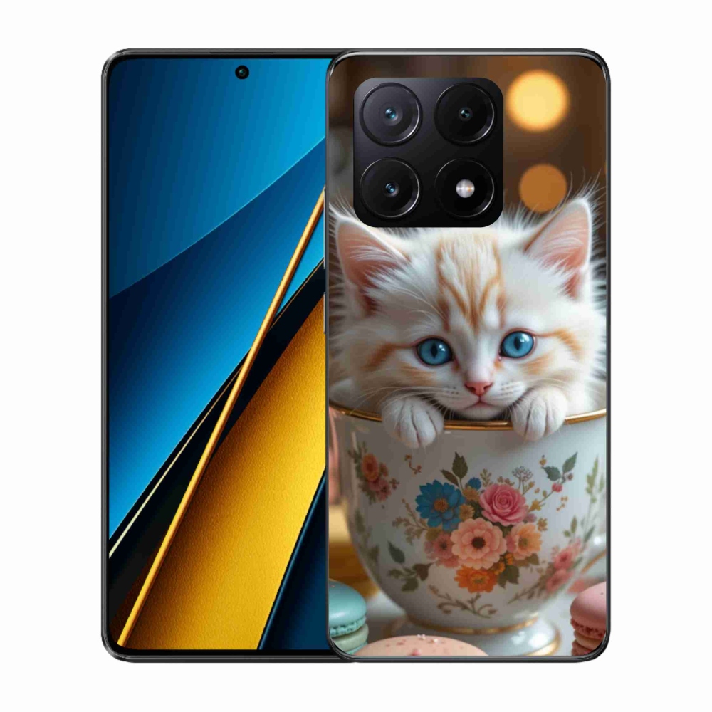 Gelový kryt mmCase na Xiaomi Poco X6 Pro 5G - roztomilé kotě 6